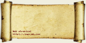 Branislav Kričak vizit kartica